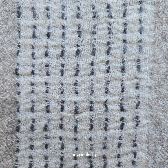 Laraib Cashmere Woven Scarf Natural Earthy Made in Nepal - Picture 8 of 16